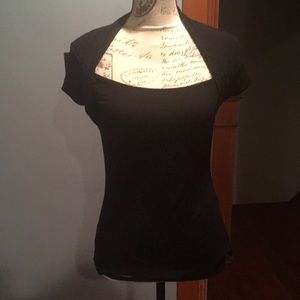 White House black market shrug tee shirt